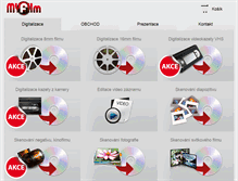Tablet Screenshot of myfilm.cz